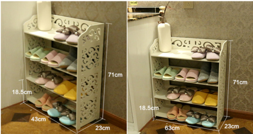 zapatero de 4 niveles