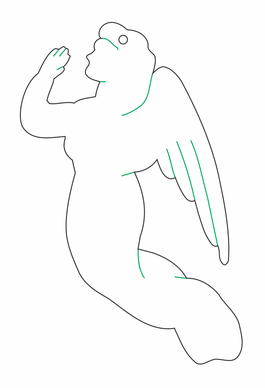 ángel en plegaria 2