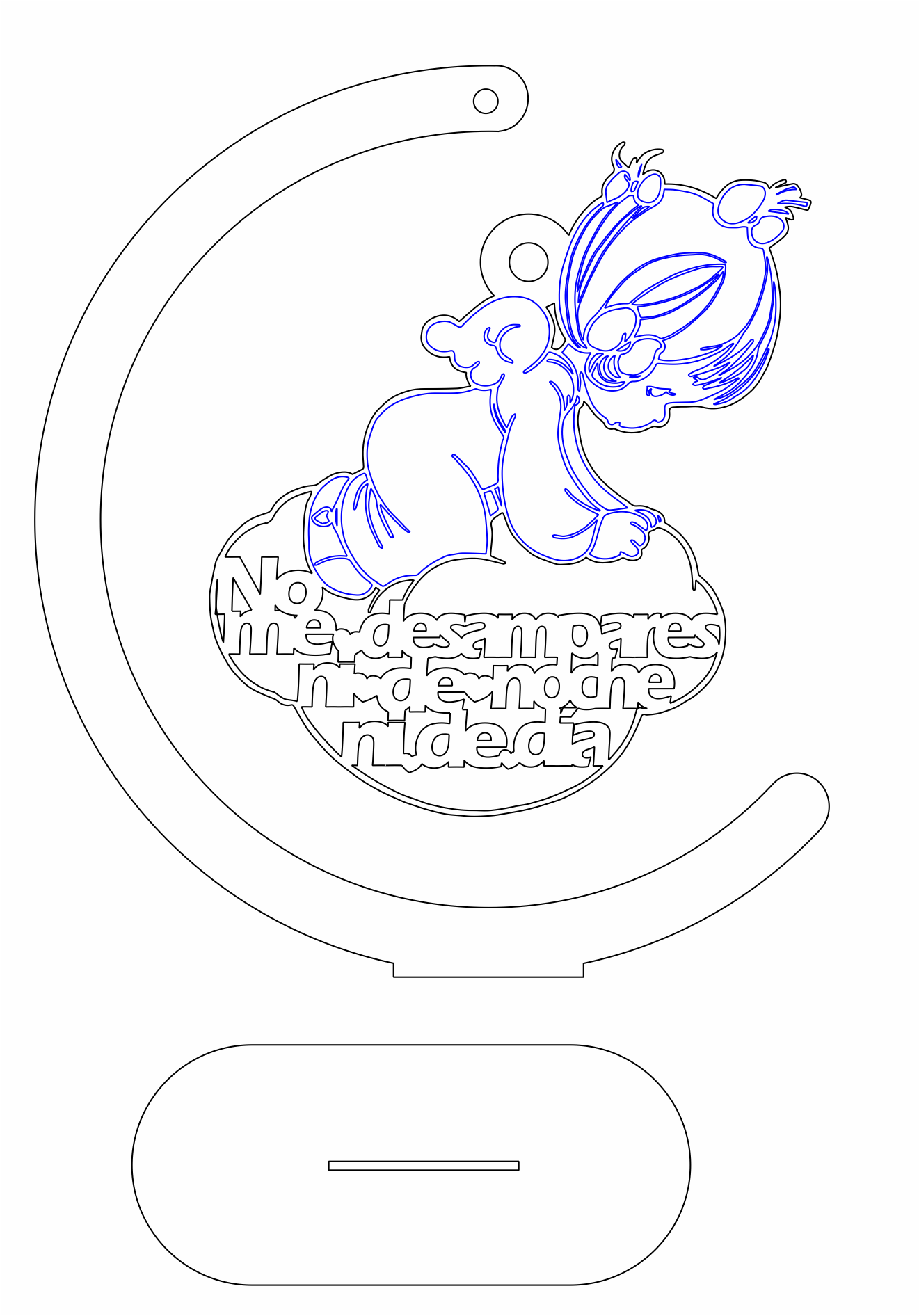 ángel no me desampares