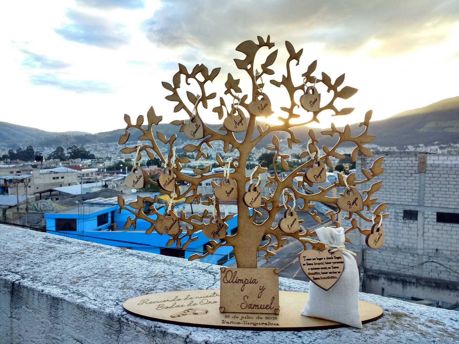 árbol bodas de oro