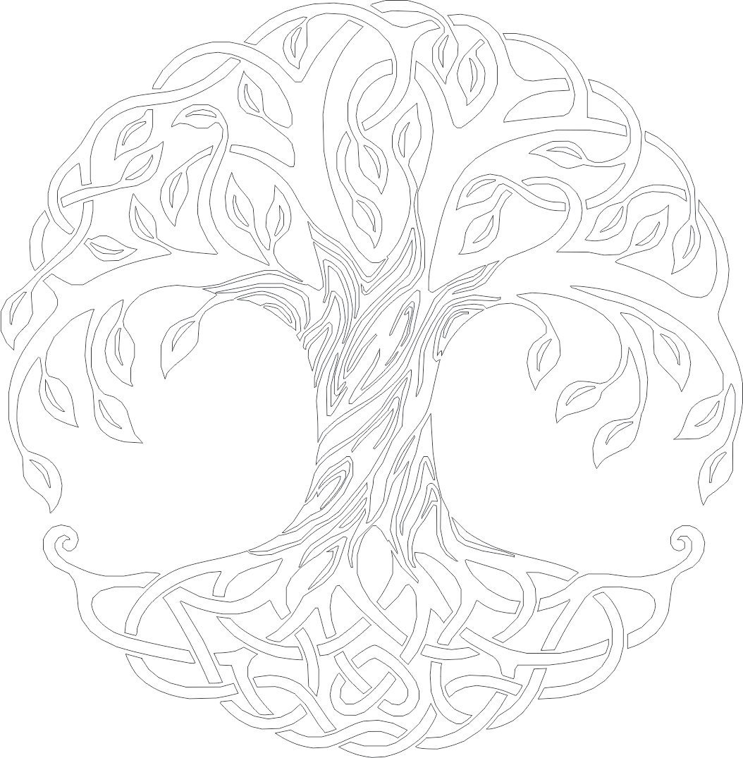 árbol de la vida con raíces 2