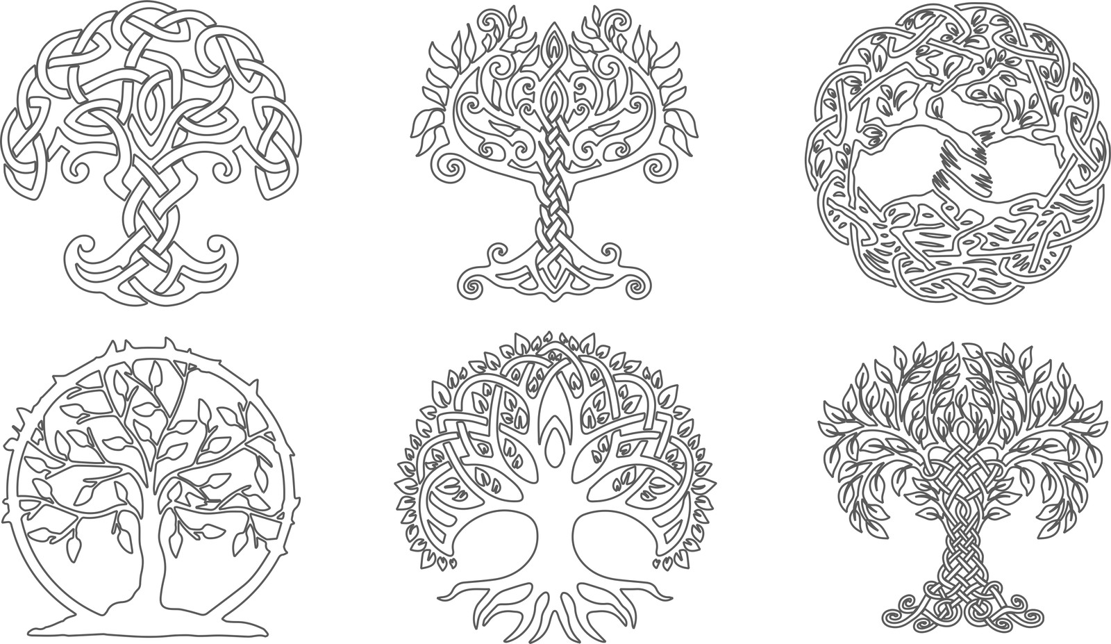 árboles de la vida para tapas de caja