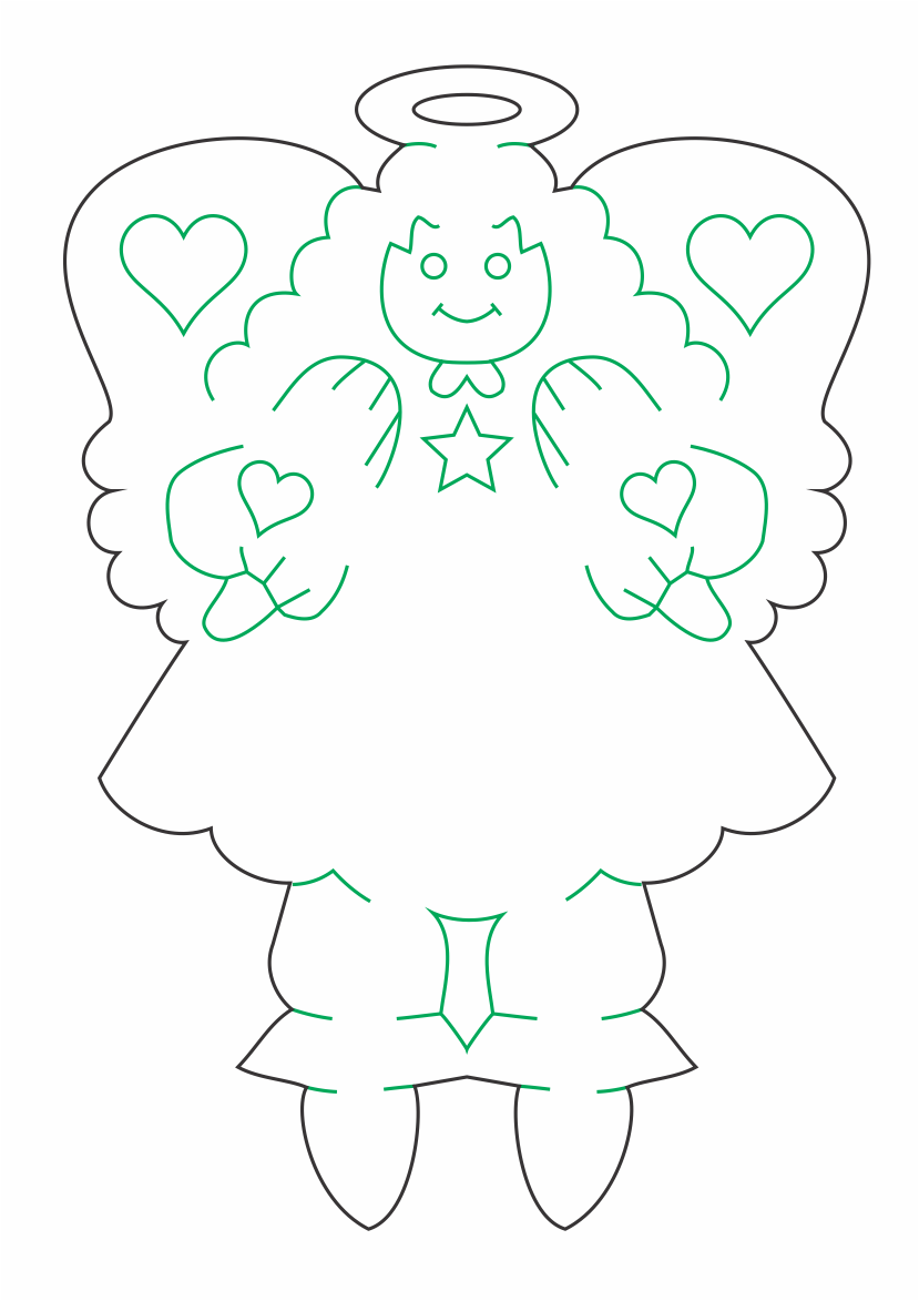 angelita de corazones