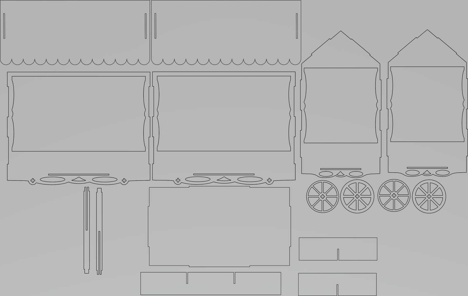 carreta para candy bar