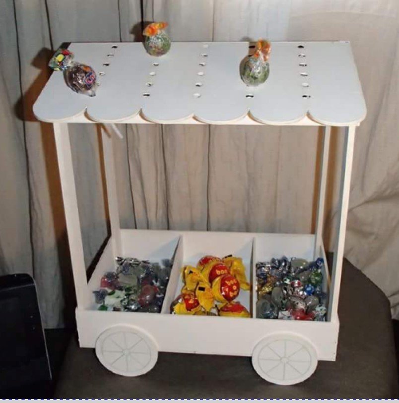 carrito para dulces