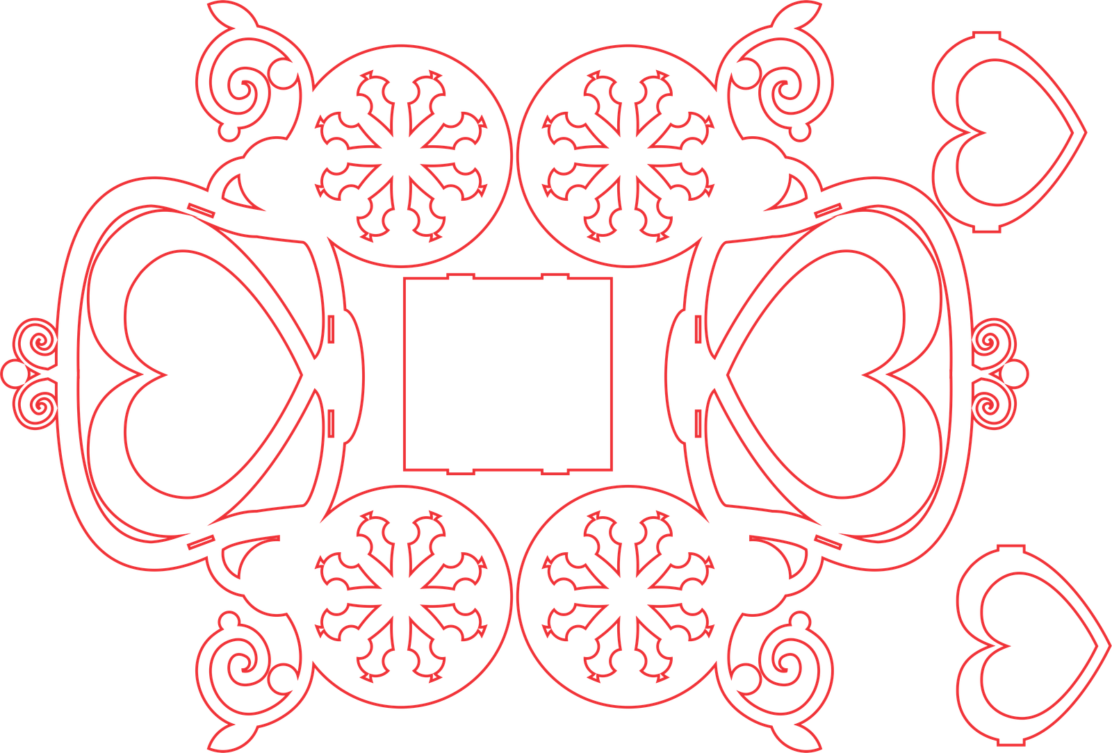 carruaje de corazón