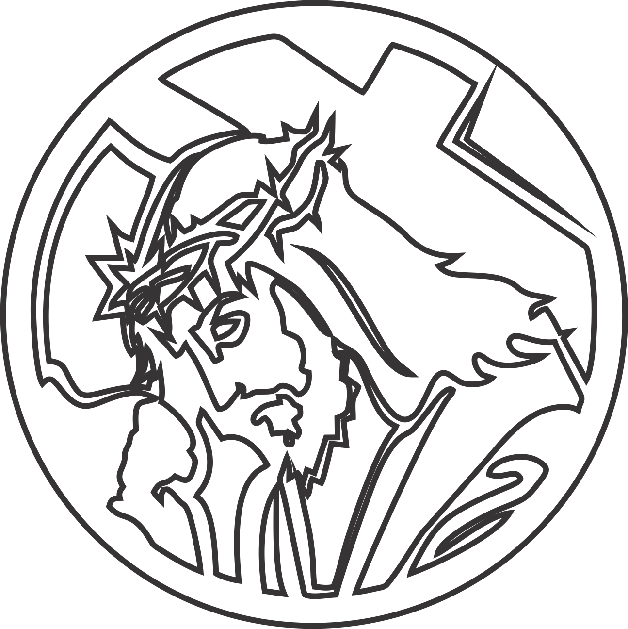 jesús cargando su cruz