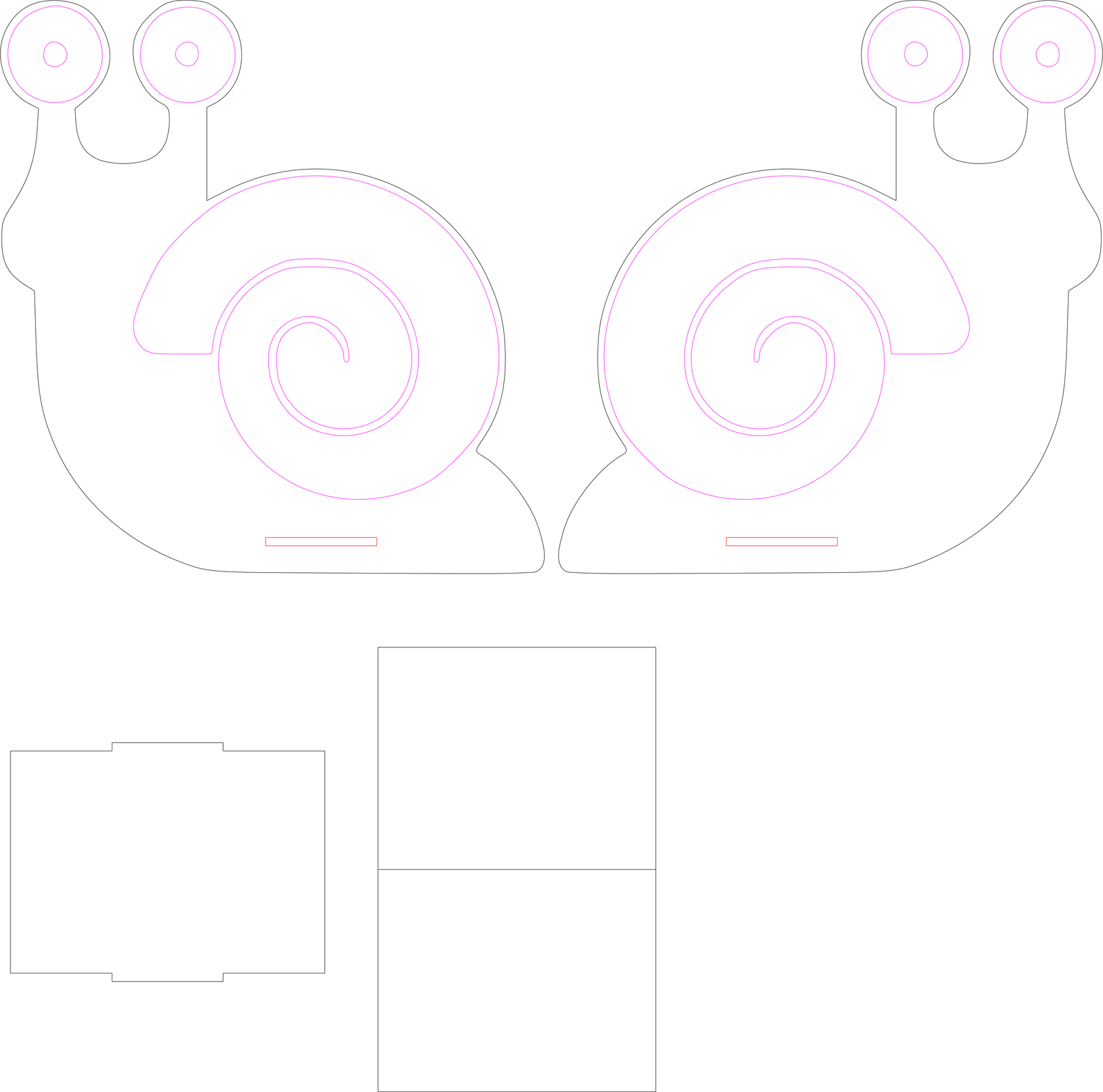 lapicero en forma de caracol