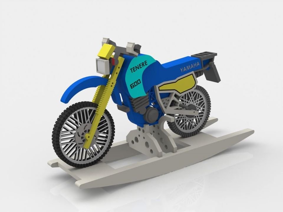 motocicleta 3d
