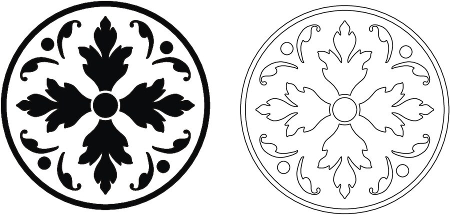 circunferencia floral