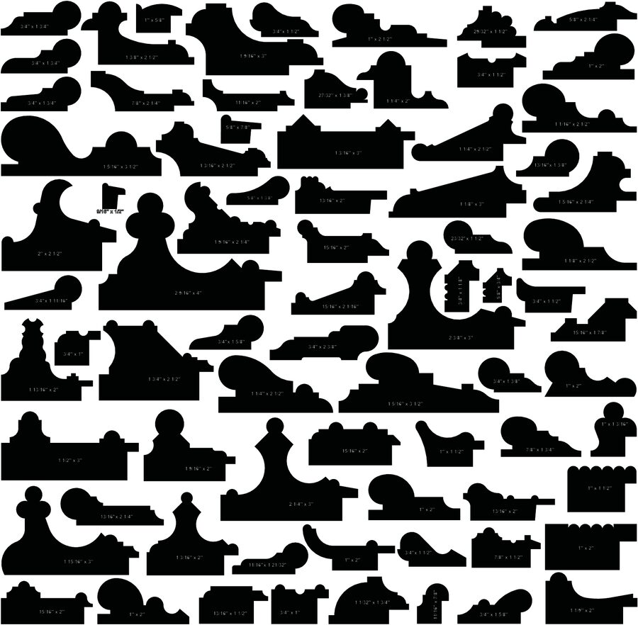 colección de molduras