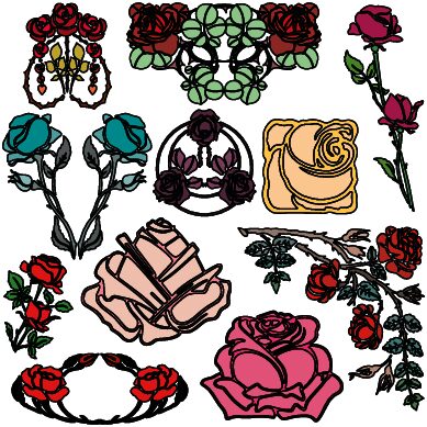 colección rosas