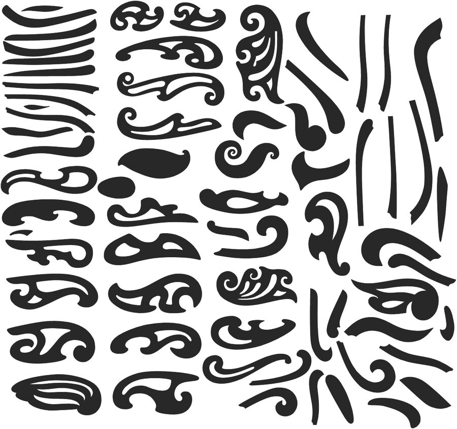 conjunto de curvas francesas