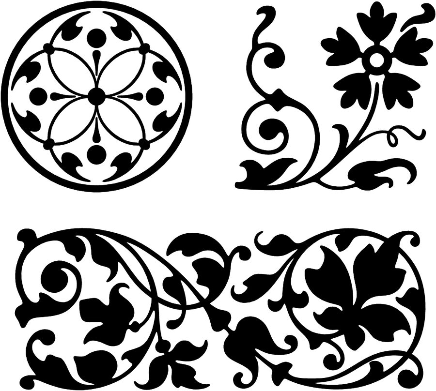 elementos decorativos garigoleados