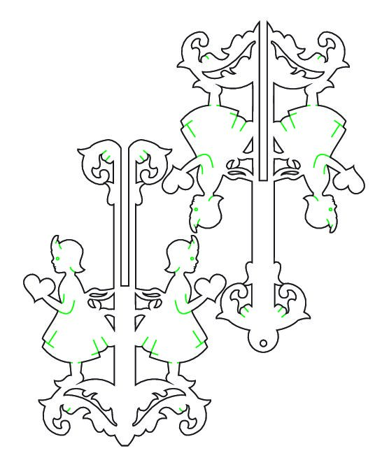 esfera 3d muñequitas