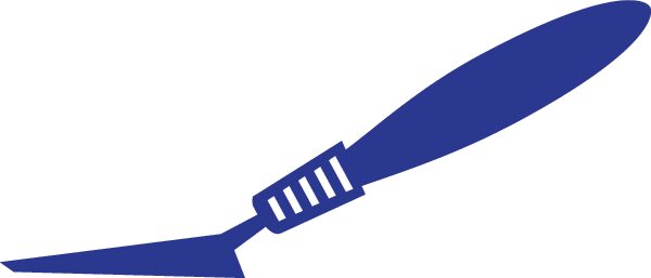 espátula para pintura en óleo