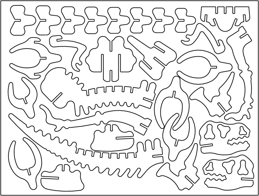 fósil de dinosaurio