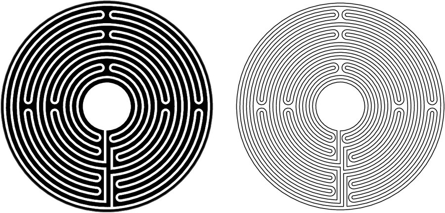 laberinto circular medieval