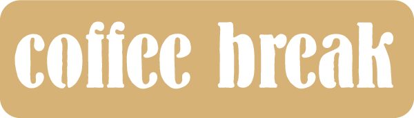 letrero coffee break