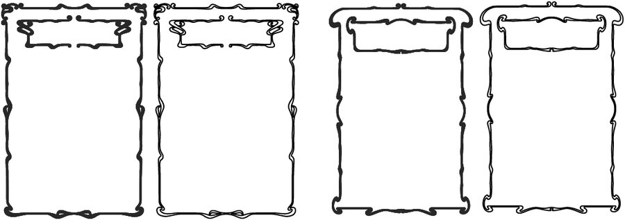 marcos decorativos serie 3