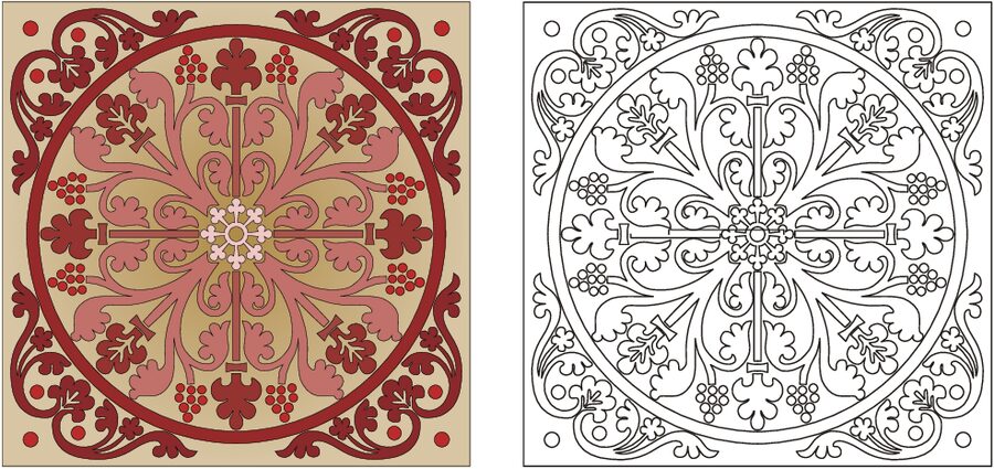 marqueteria ornamental