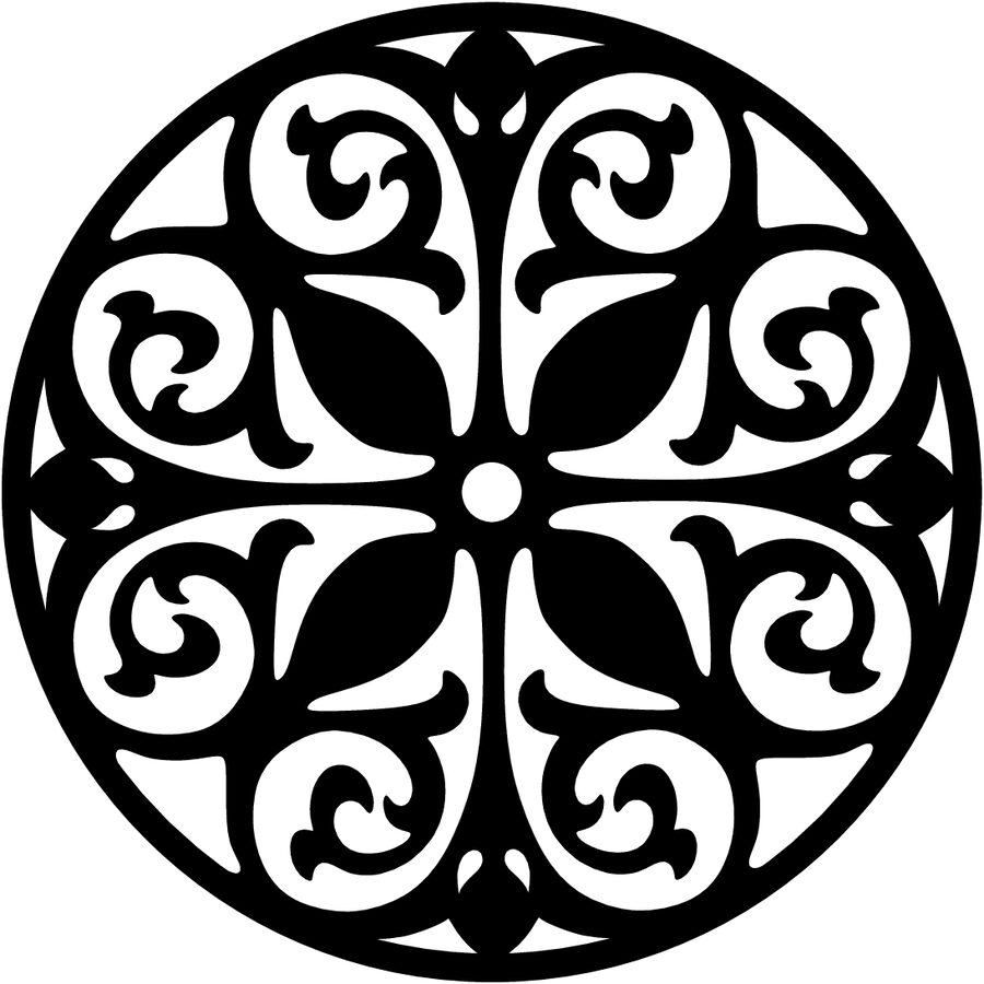 ornamento circular calado