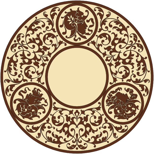 ornamento circular griego