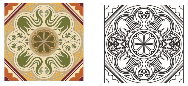 ornamento románico inglés