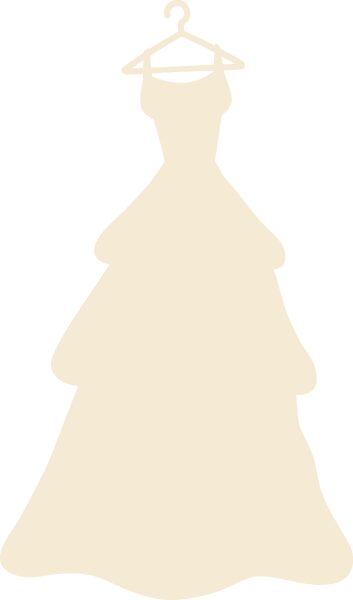 silueta vestido de noche