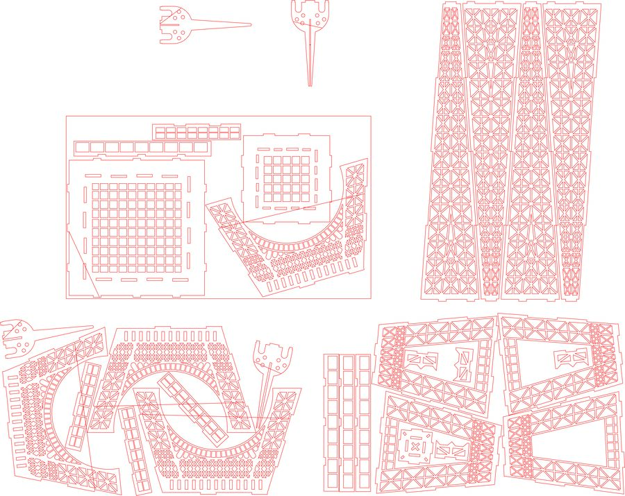 torre eiffel de 2 metros