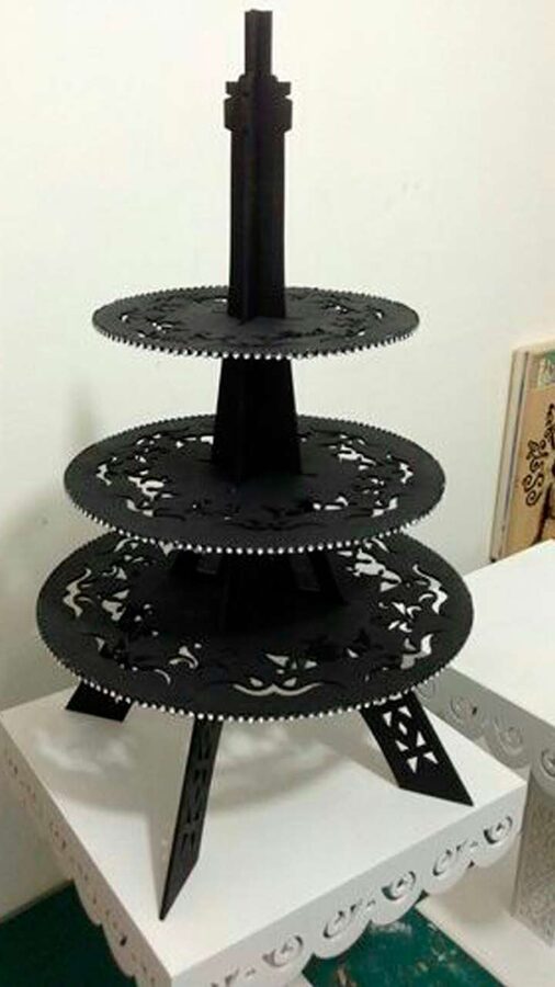 torre eiffel para cupcakes