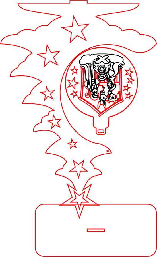 árbol de navidad con esfera