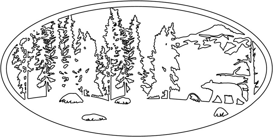 óvalo de naturaleza